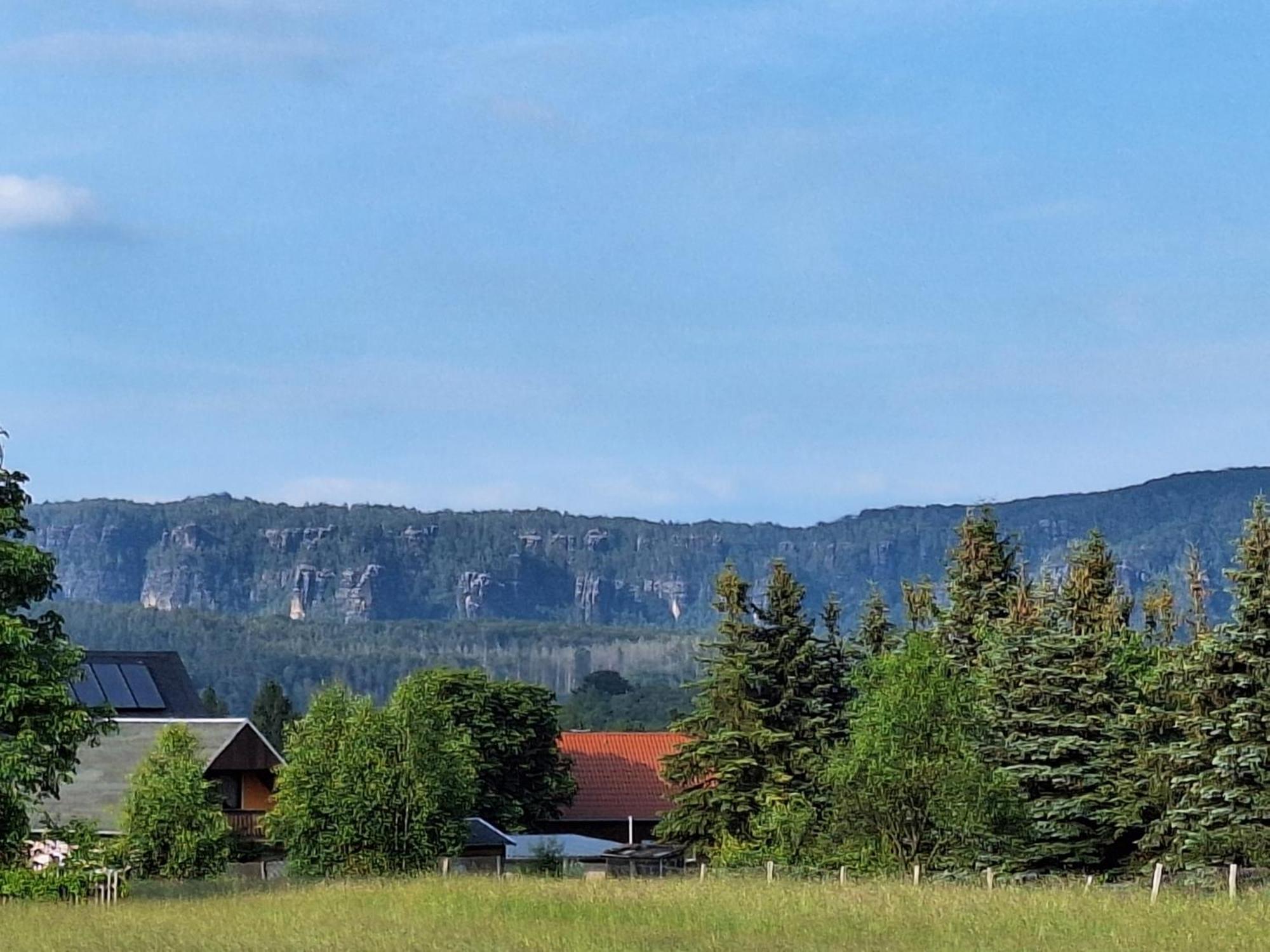 Blick Zum Zirkelstein * Reinhardtsdorf-Schona